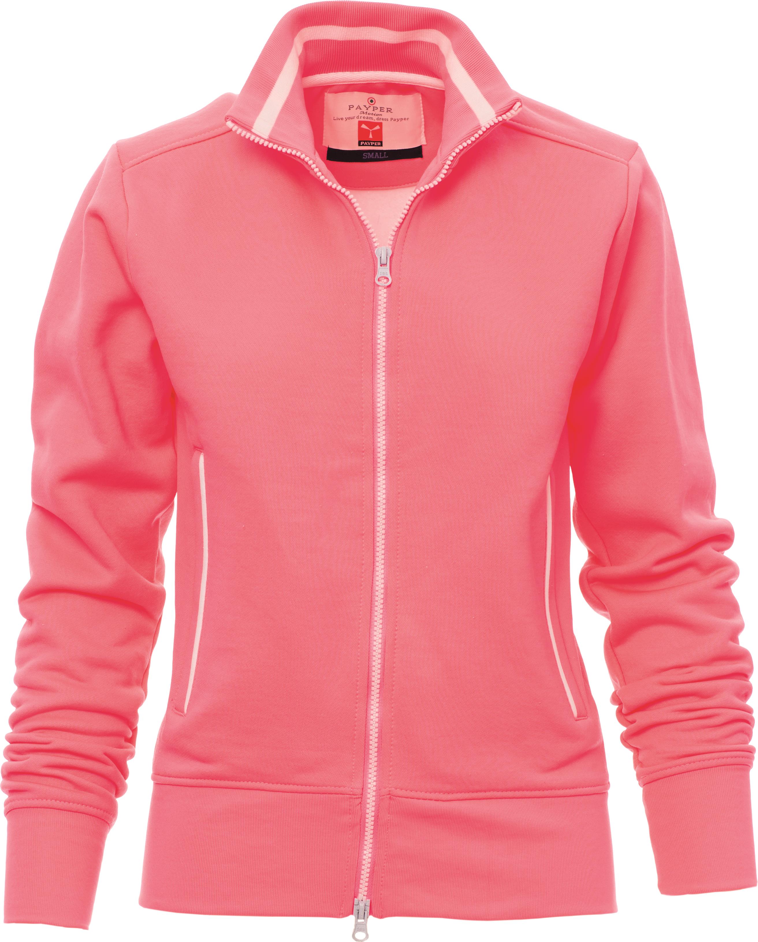 Teamvest met rits - dames - 0015 fuxia fluo white front 4 - 0015 (XL) Fuxia - Wit
