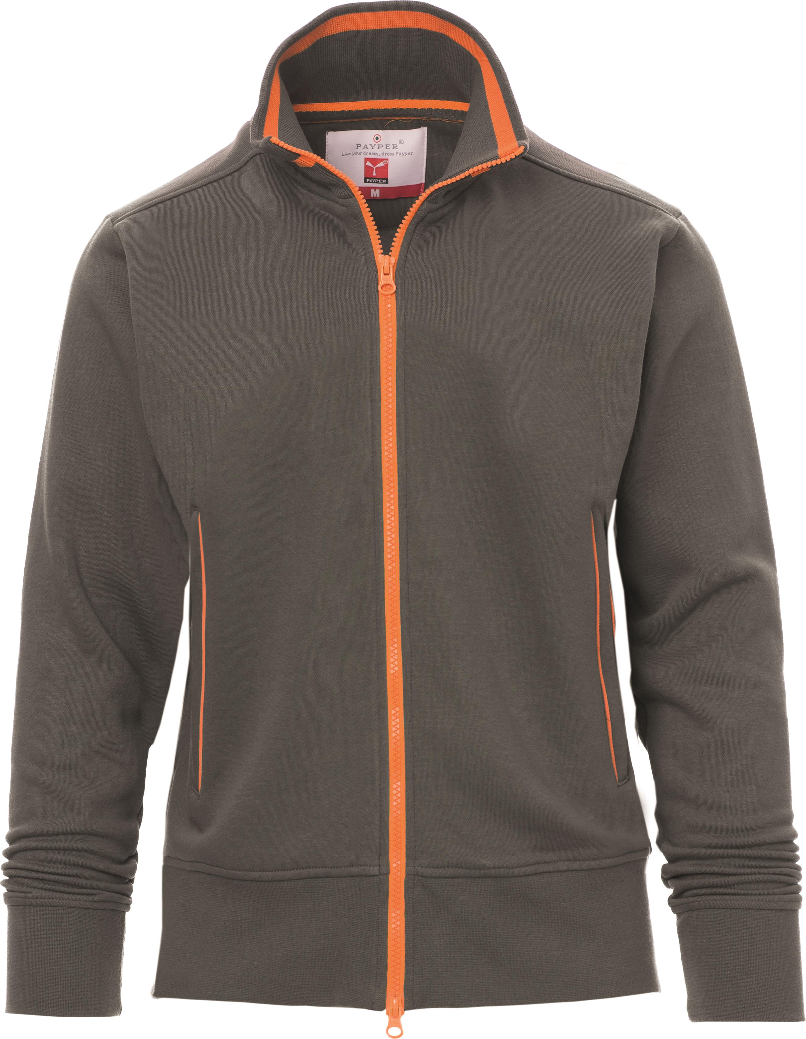 Teamvest met rits - dames - 0015 smoke orange front 2 - 0015 (M) Smoke - Oranje