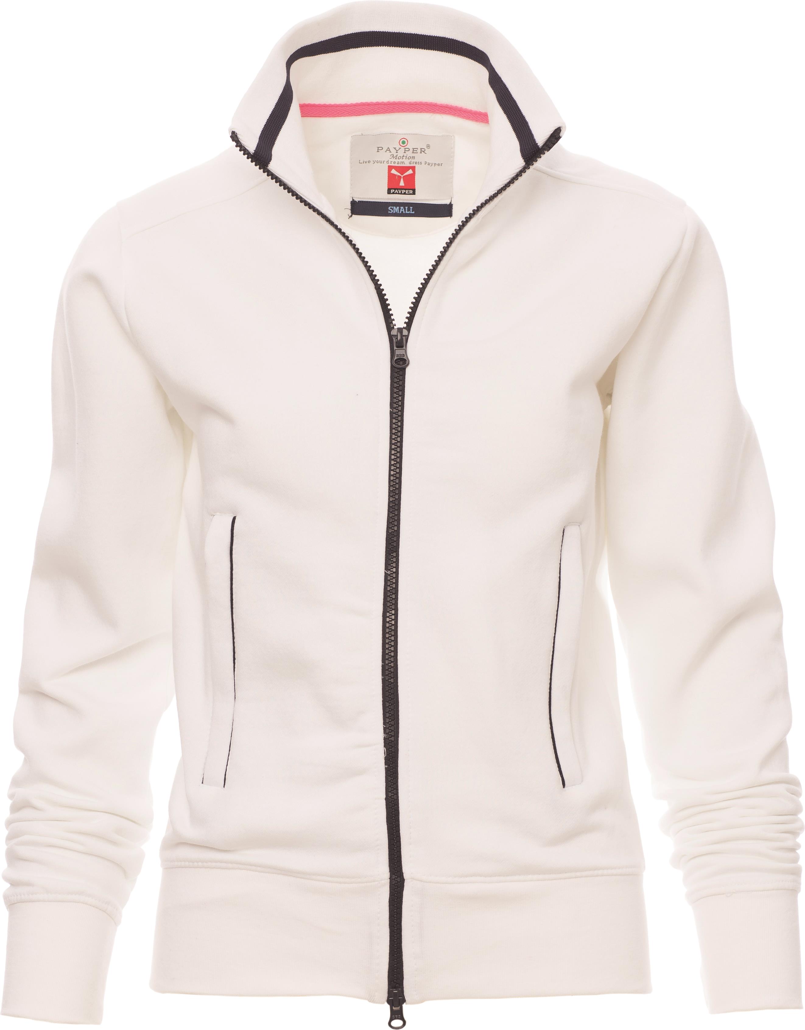 Teamvest met rits - dames - 0015 white navy blue front 4 - 0015 (XL) Wit - Navy Blue