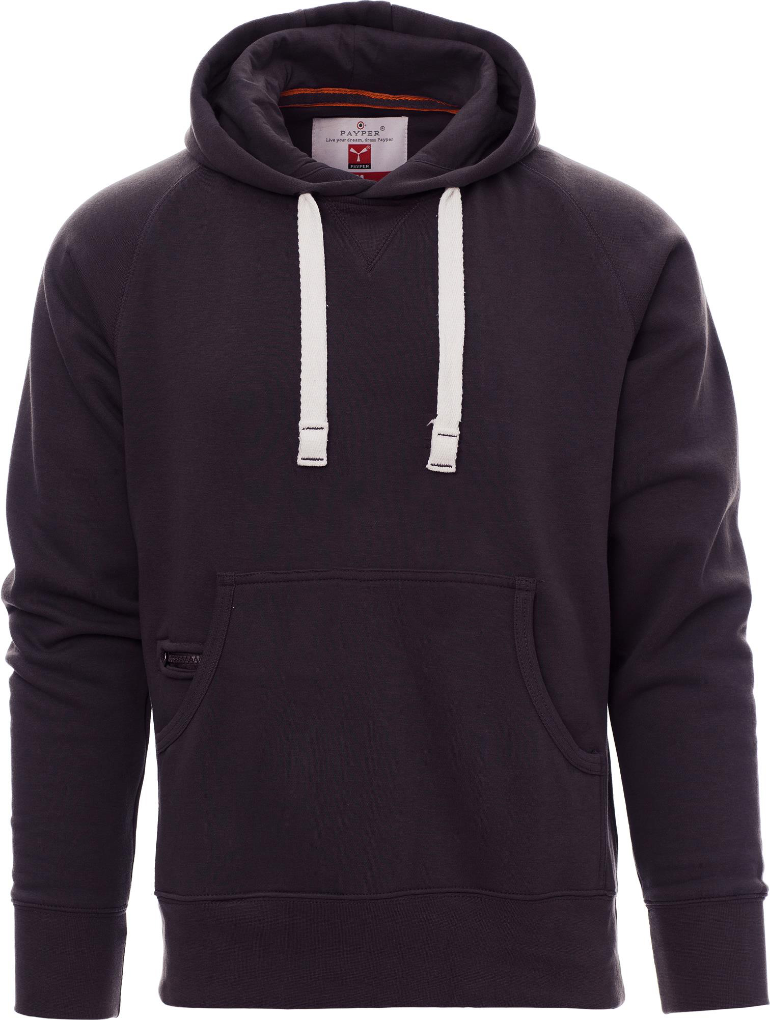 Hoodie zonder rits - heren - 0019 anthracite front 4 - 0019 (XXL) Antraciet