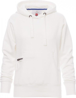Hoodie zonder rits - dames - 0020 wit 1 - 0020 (S) Wit