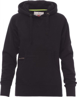 Hoodie zonder rits - dames - 0020 zwart 1 - 0020 (S) Zwart