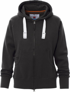 Hoodie met rits - dames - 0406 antraciet - 0406 (XS) Antraciet