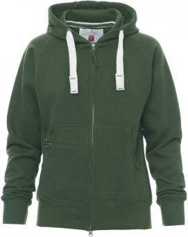 Hoodie met rits - dames - 0406 green - 0406 (XS) Groen