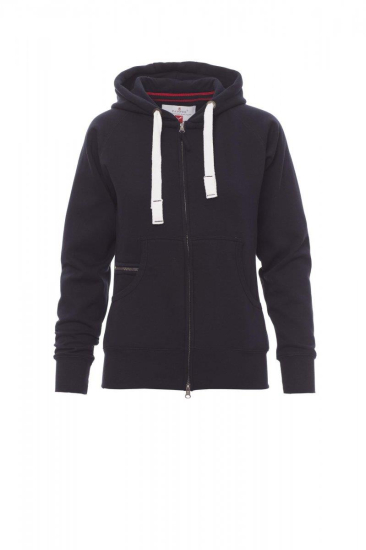 Hoodie met rits - dames - 0406 navy 5 - 0406 (XXL) Navy blue