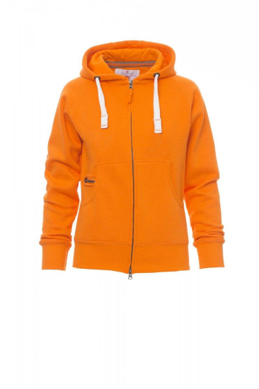 Hoodie met rits - dames - 0406 orange 3 - 0406 (L) Oranje