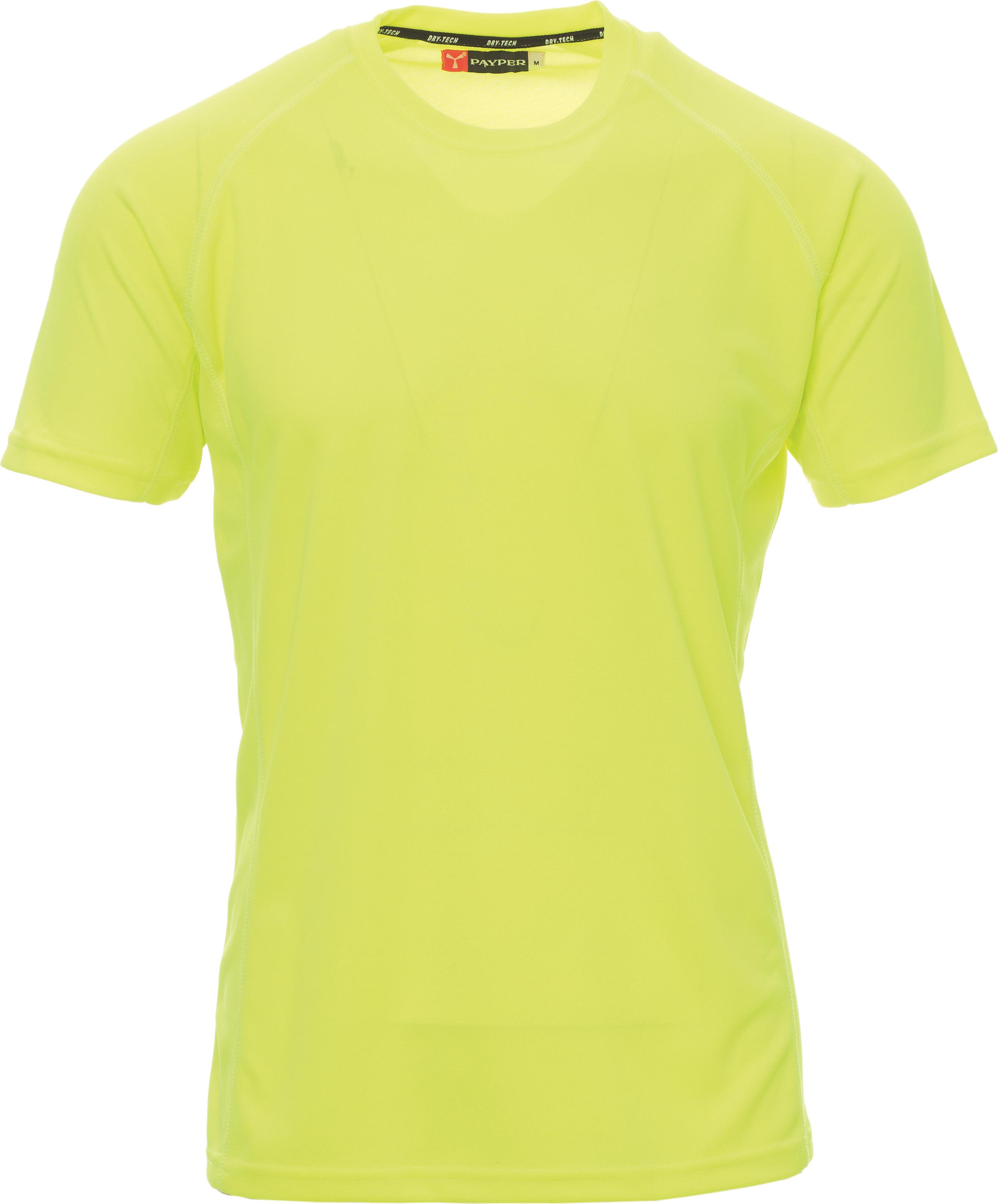 Trainingsshirt - heren - 0463 fluorescent yellow front 2 - 0463 (L) Fluoriserend geel