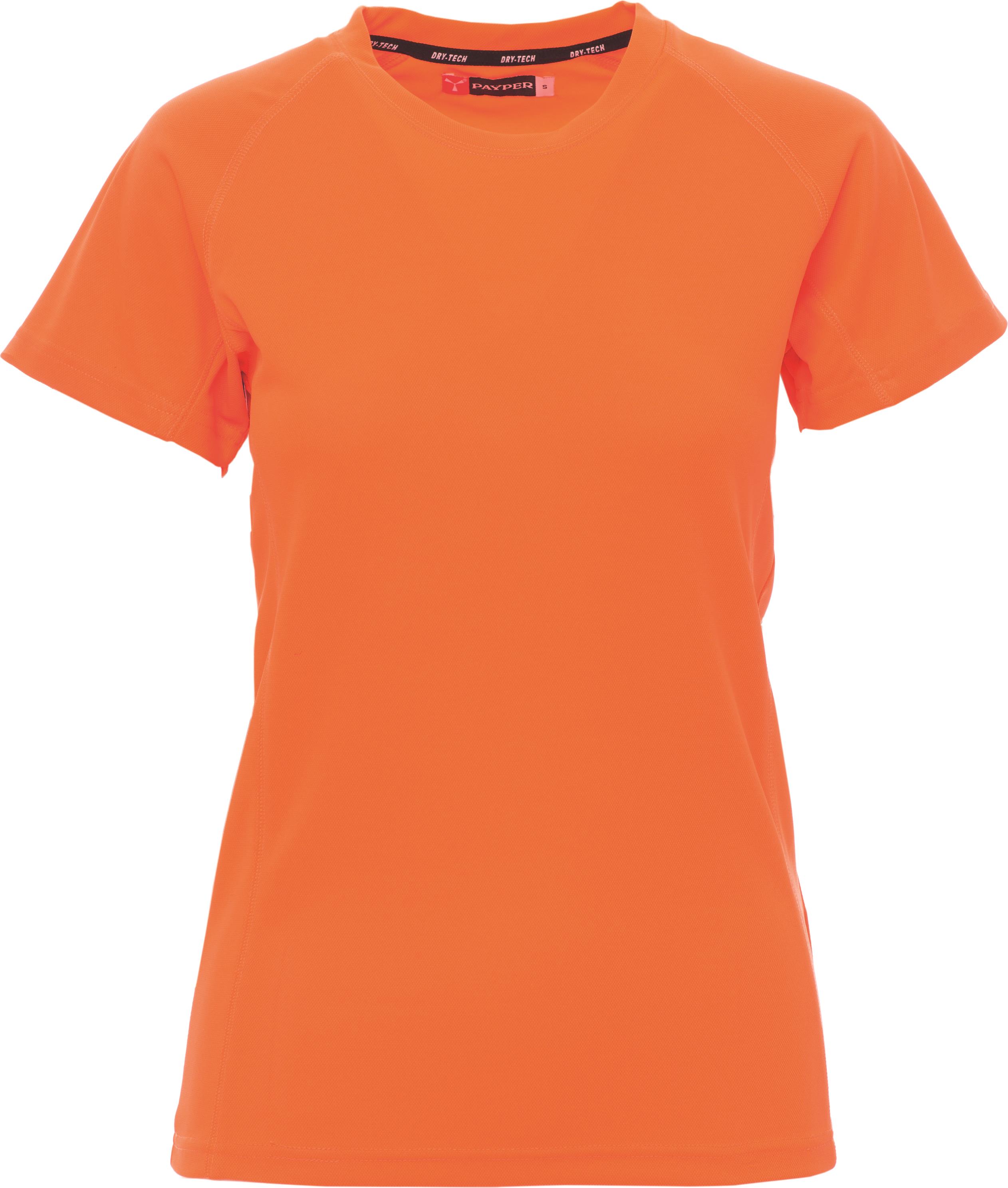 Trainingsshirt - dames - 0465 fluorescent orange front - 0465 (S) Fluoriserend oranje