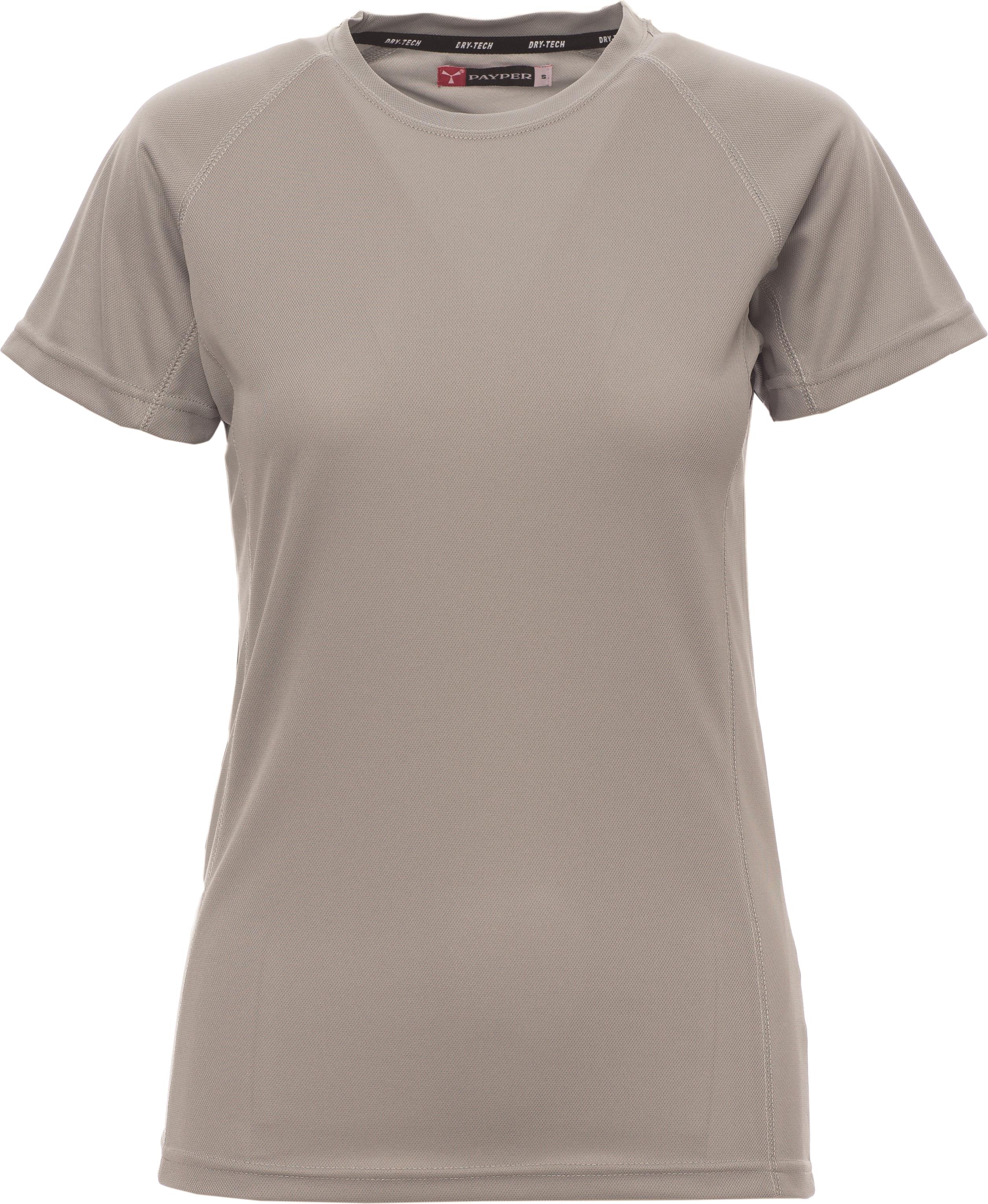 Trainingsshirt - dames - 0465 grey front 2 - 0465 (L) Licht grijs