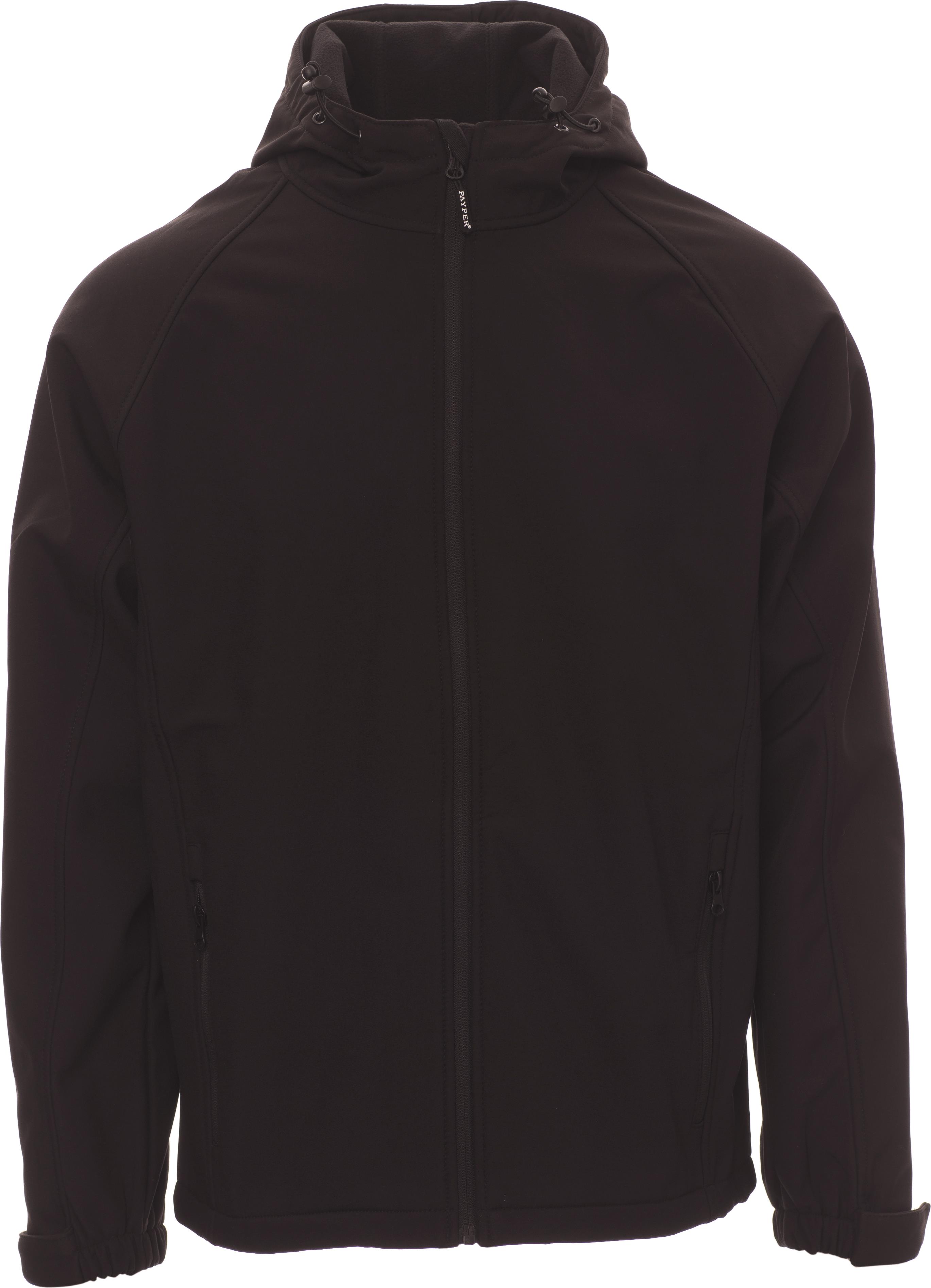 Softshell - heren - 1044 black front 1 - 1044 (S) Zwart