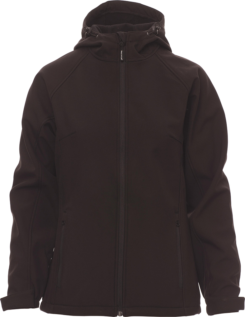 Softshell - dames - 1045 black front 3 - 1045 (L) Zwart