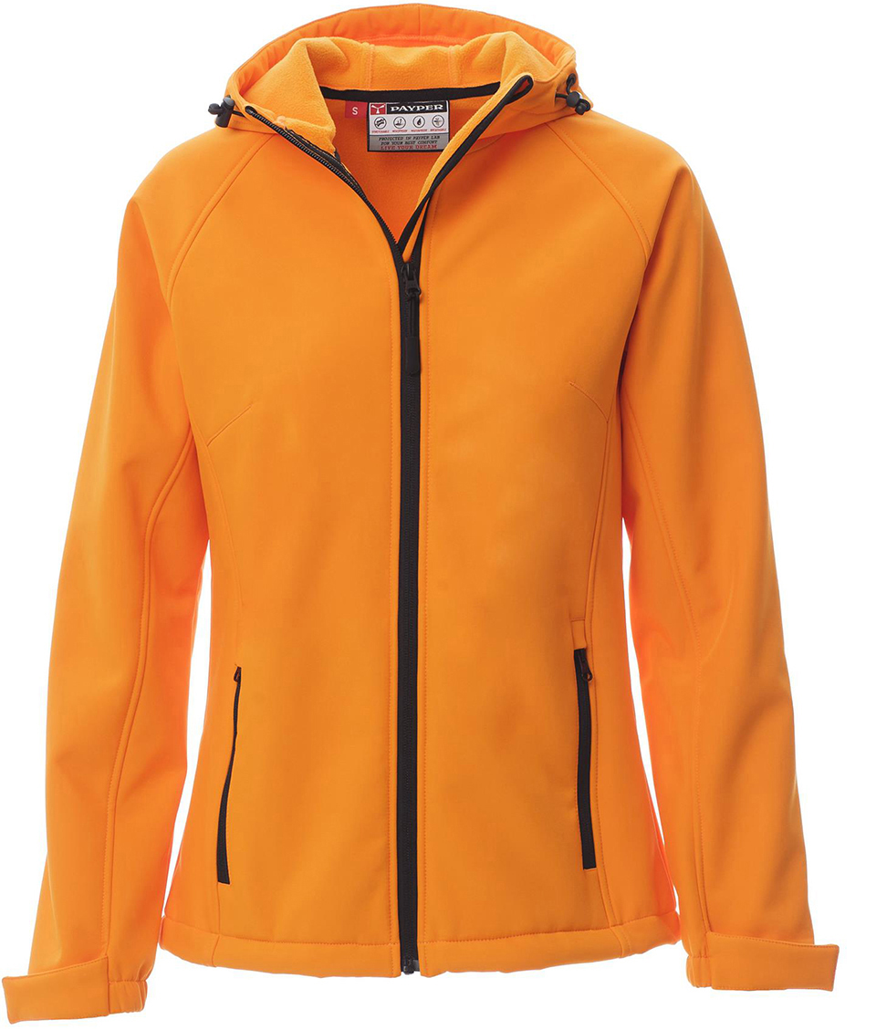 Softshell - dames - 1045 orange front 4 - 1045 (XL) Oranje