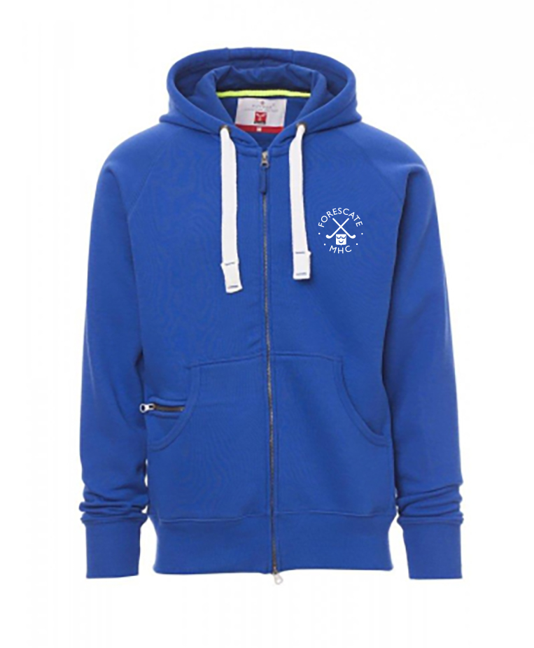 Hoodie met rits - heren - 145209 mo 3 - 0021 (L) Royal blue
