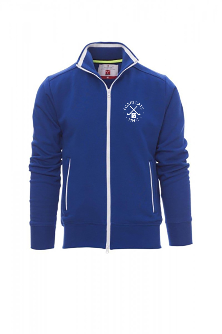Teamvest met rits - heren - 192931 mo - 0014 (L) Royal Blue - Wit