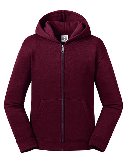 Hoodie met rits - junior - 226bbordeauxrood 1 - 266B (128) Bordeauxrood