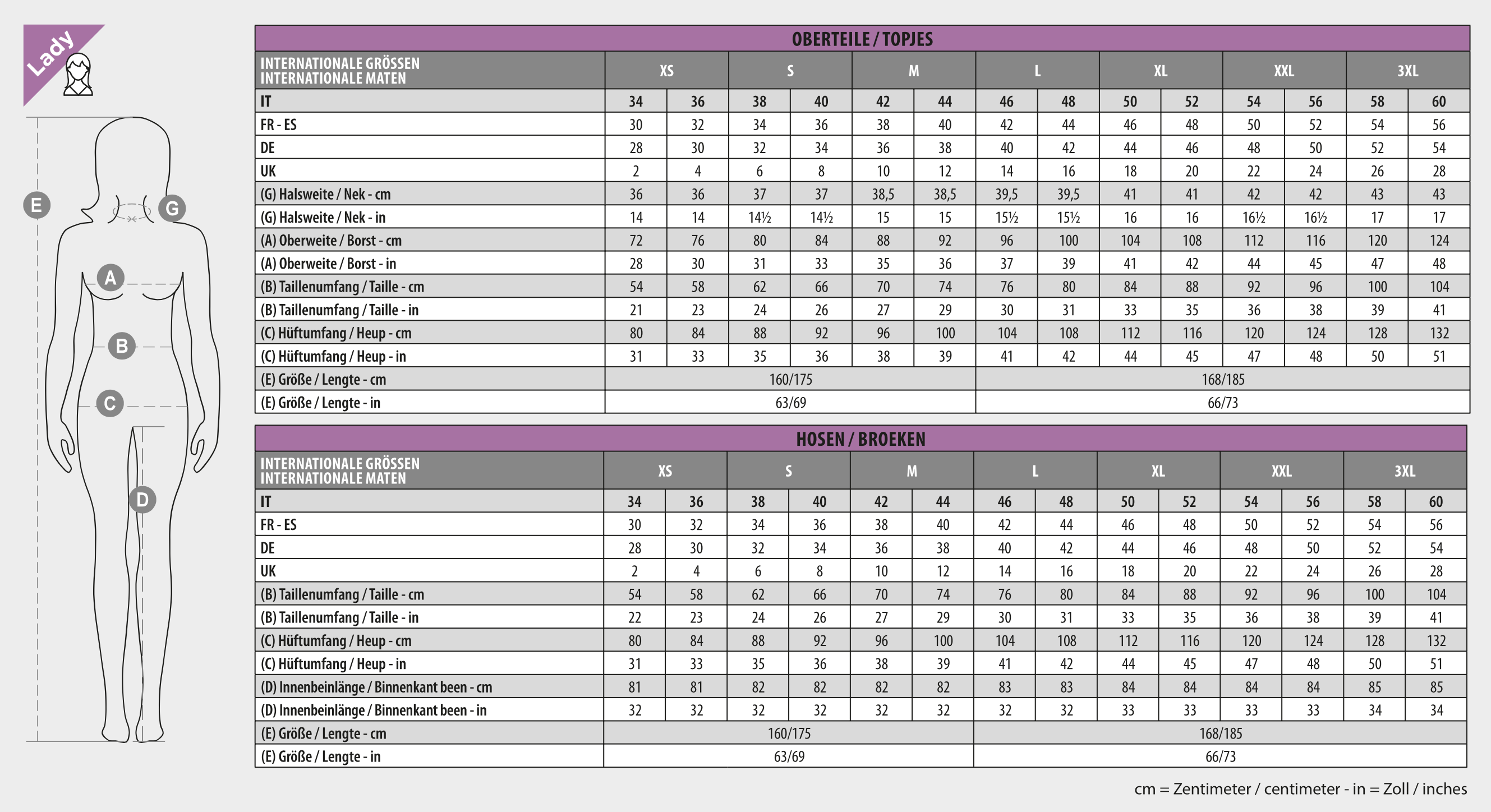 Hoodie zonder rits - dames - Maattabel vrouw 10 20 30 40 50 60 70 80 90 100 110 120 130 140 150 160 168 - 0020 (XL) Smoke