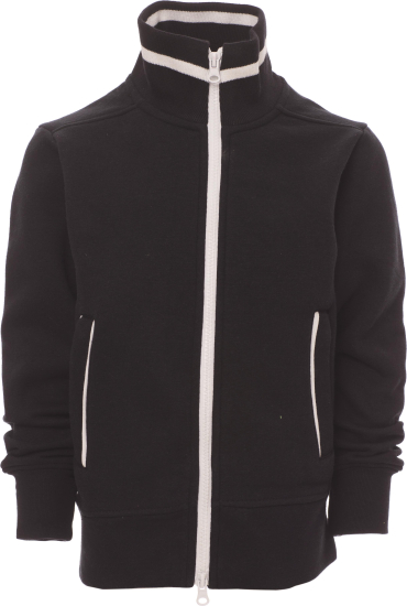 Teamvest met rits - junior - Zwart wit 2 - 0016 (140) Zwart - Wit